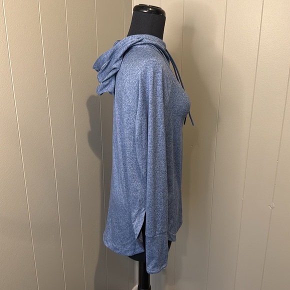 Athleta Women’s Small Pullover Hoodie Sweater Drawstring Thumb Hole Cuffs - Picture 3 of 7